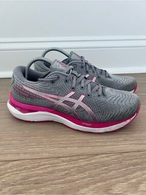 ASICS GEL-Cumulus 24 Women Running Shoe Gray 1012B206 Size 8 With Currex Insoles